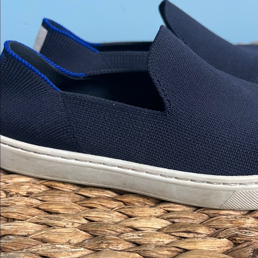Rothy’s Kids Navy Slip-On Sneakers Rubber sole sz 3 - Picture 6 of 16